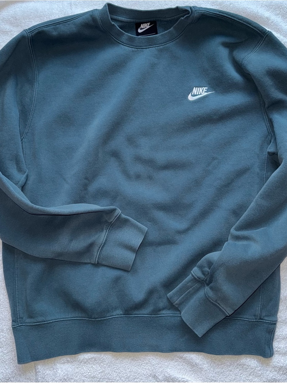 Nike Men's Crewneck Sweatshirt in Teal Green